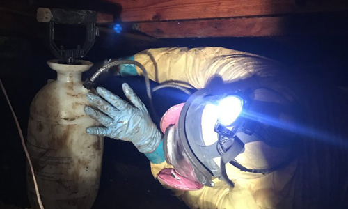 Working in a Crawl Space